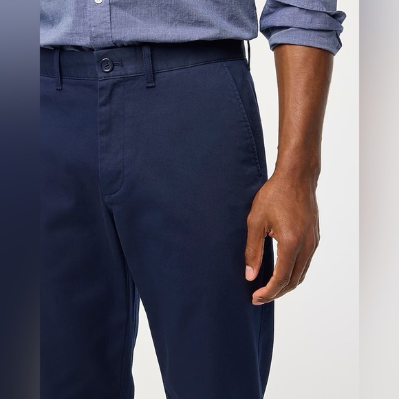 NWOT J. Crew Men's Flex Straight Chino Cotton Pants Navy Blue Size W31/L32 - Picture 6 of 6